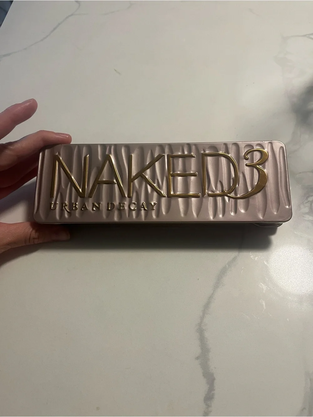 NWOT Urban Decay Naked3 Eyeshadow Palette - missing eyeshadow brush